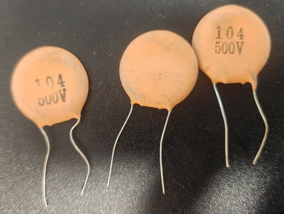 BRAND NEW (3 PCS) CER 0.1UF 500V M Z5U P.25″ SD