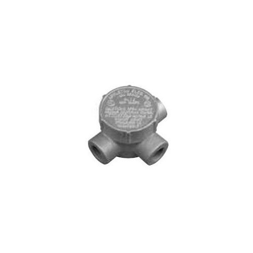 Appleton GRJT50, 1/2″ Hub, Iron, T-Style, Rigid Conduit Outlet Box, 1 pc