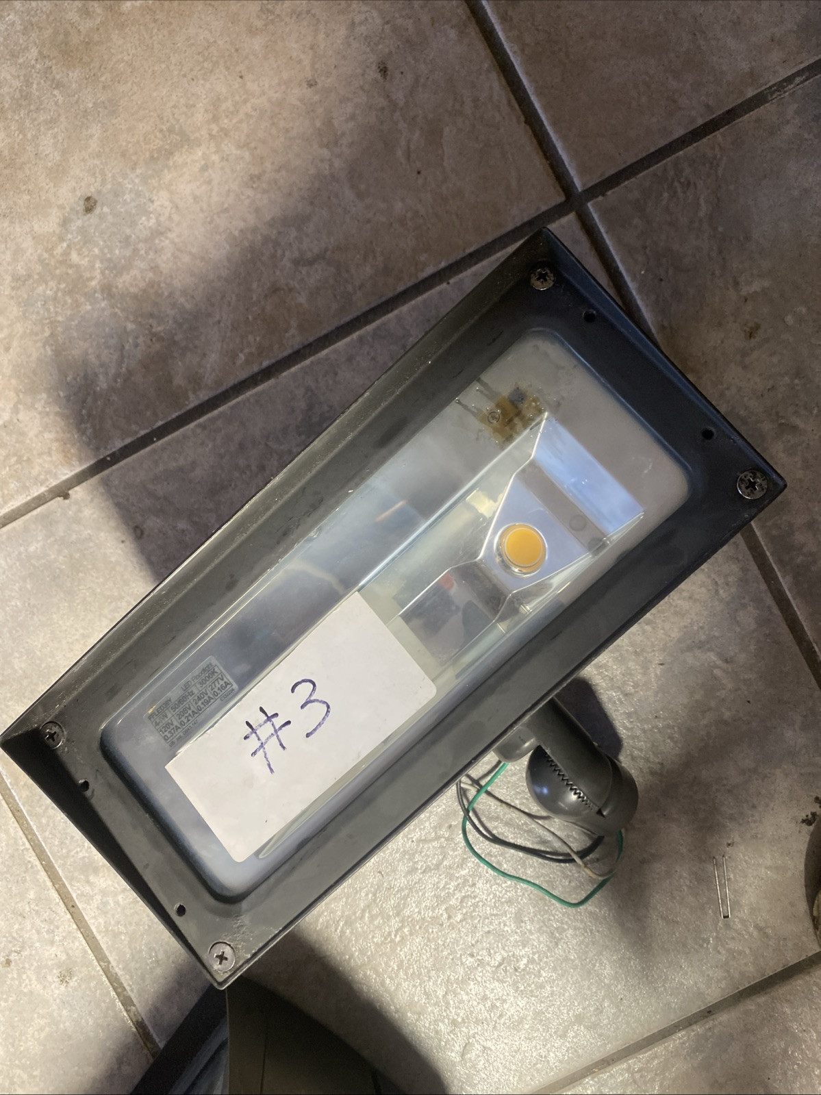 RAB LIGHTING FFLED39Y LED Floodlight 44W 120V (4 PARTS) #3