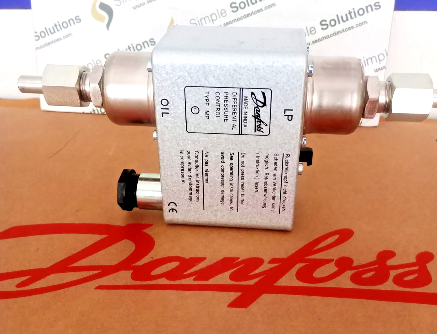 1PC- Danfoss MP55A 060B017591 Differential pressure switch, G3/8 0.3-4.5bar-New
