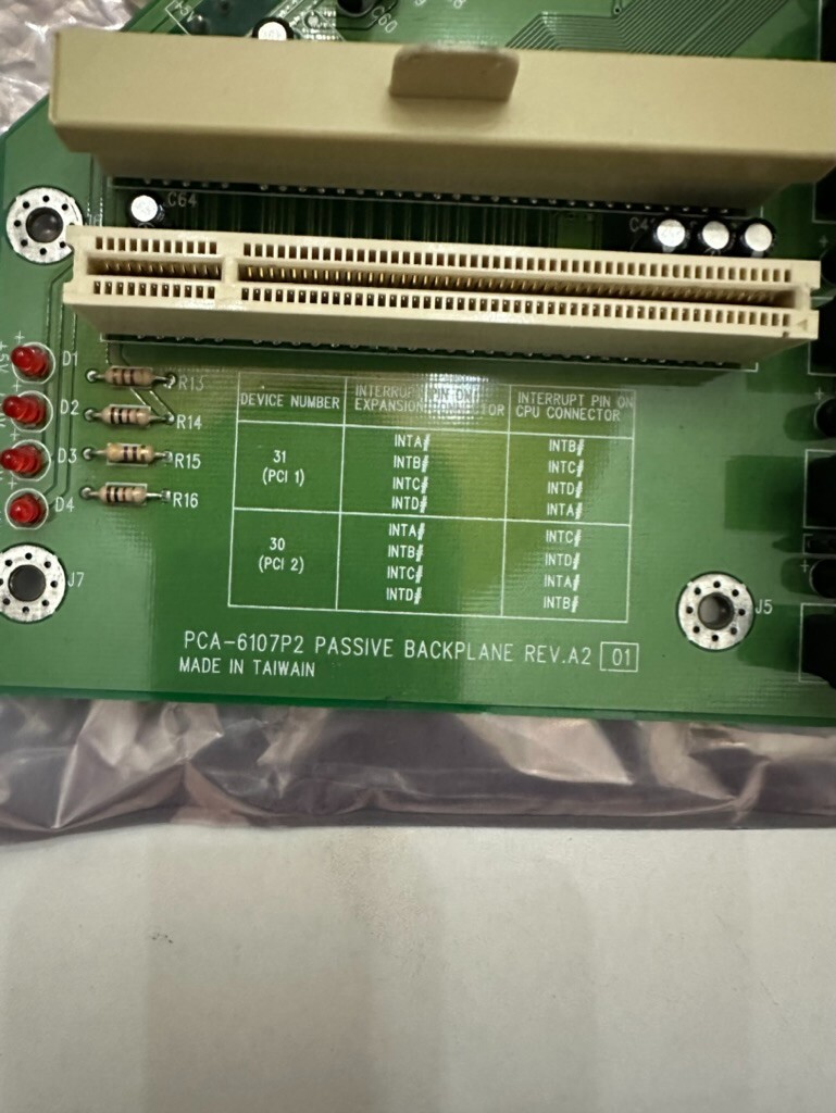 1pcs advantech PCA-6107P2