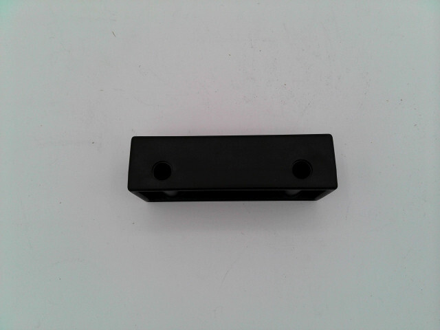 UNBRANDED RECTANGULAR BLACK SPACER PLASTIC WITH RIDGES A0000277095 1/PACK