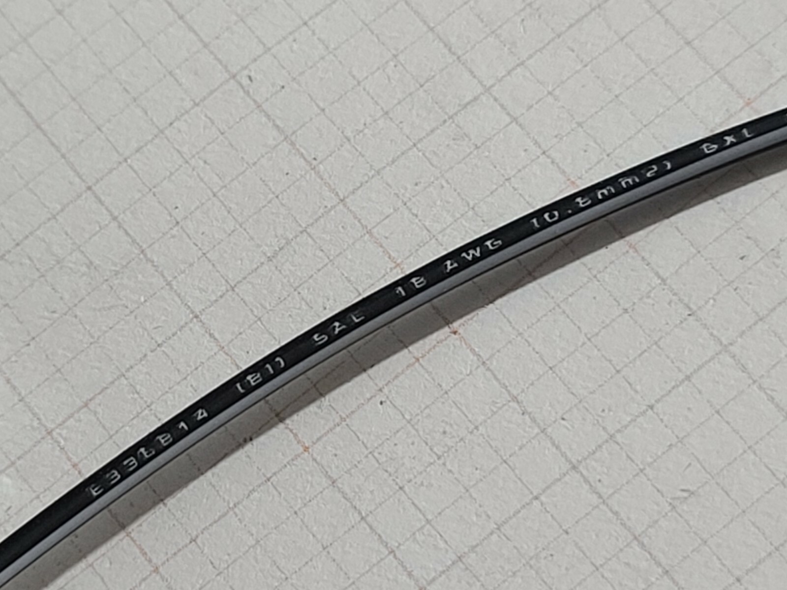 Southwire #18awg GXL SAE J1128 XLPE Automotive Wire 125C Black/White /100ft