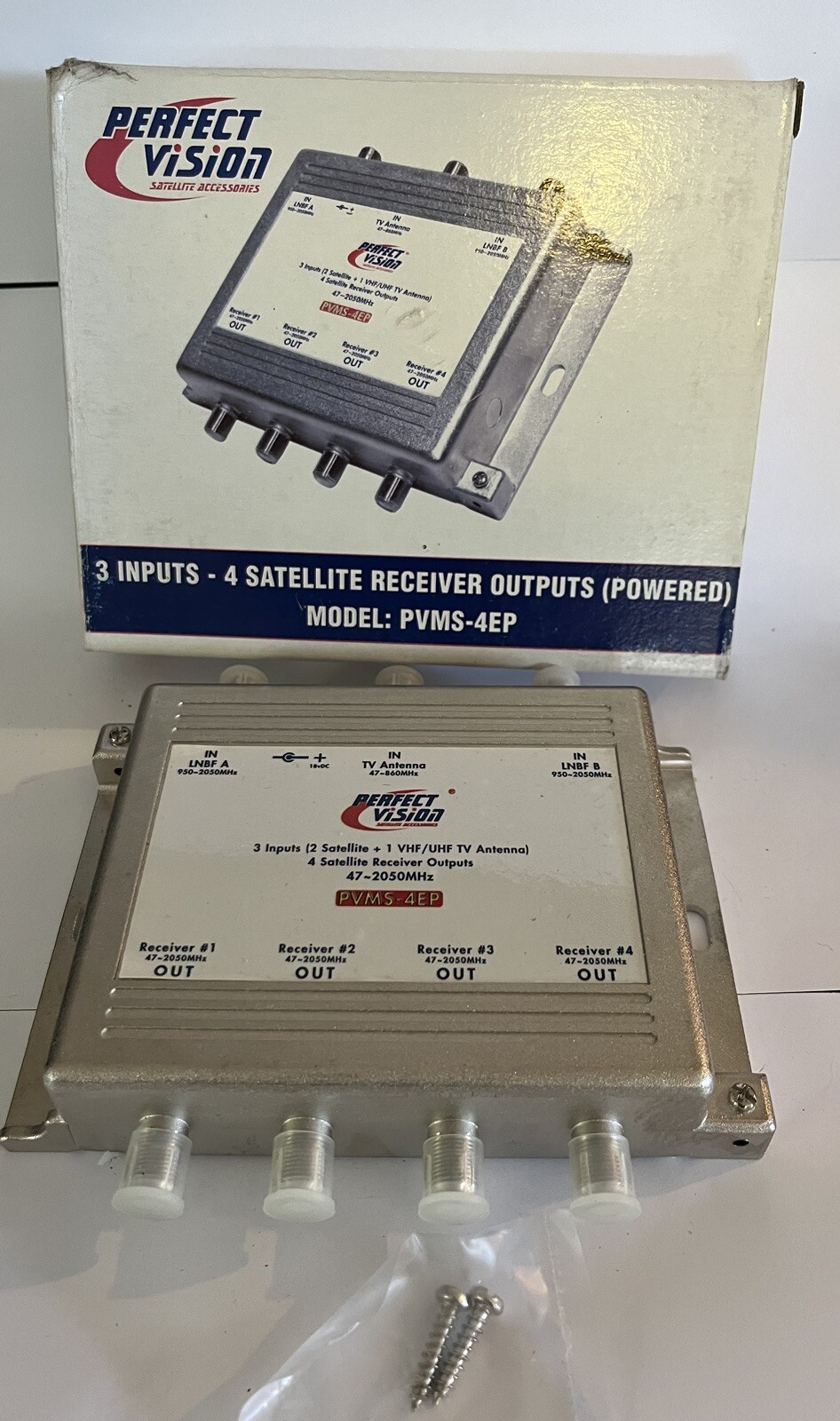 PVMS-4EP – PERFECT VISION – Multi Switch Satellite Receiver Splitter