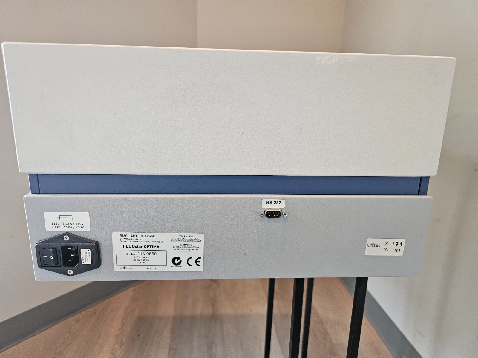 BMG LABTECH FLUOstar OPTIMA MICROPLATE READER G2U