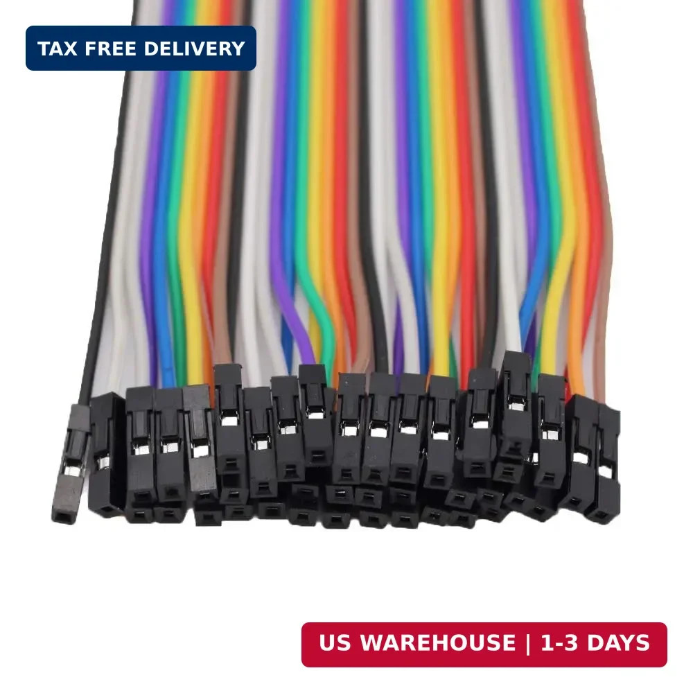 360-Pc Multicolor Breadboard Jumper Wires Kit – 30/20/10cm Dupont Cables (MF/MM/