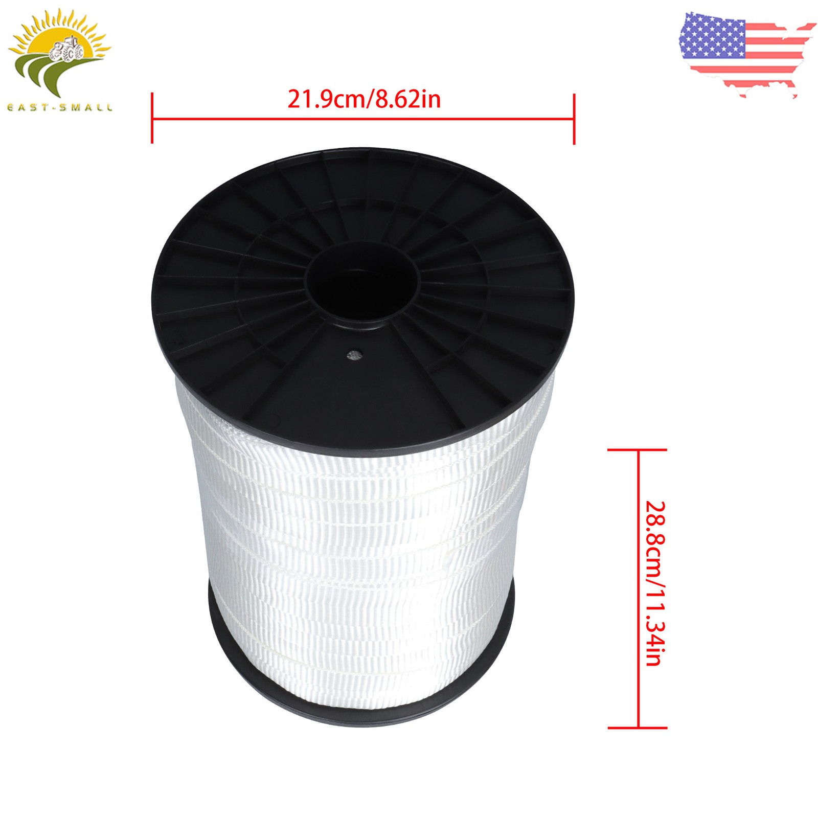 3/4″ x 528′ 2500# Tensile Polyester Pull Tape, Mule Tape, Webbing for Packaging