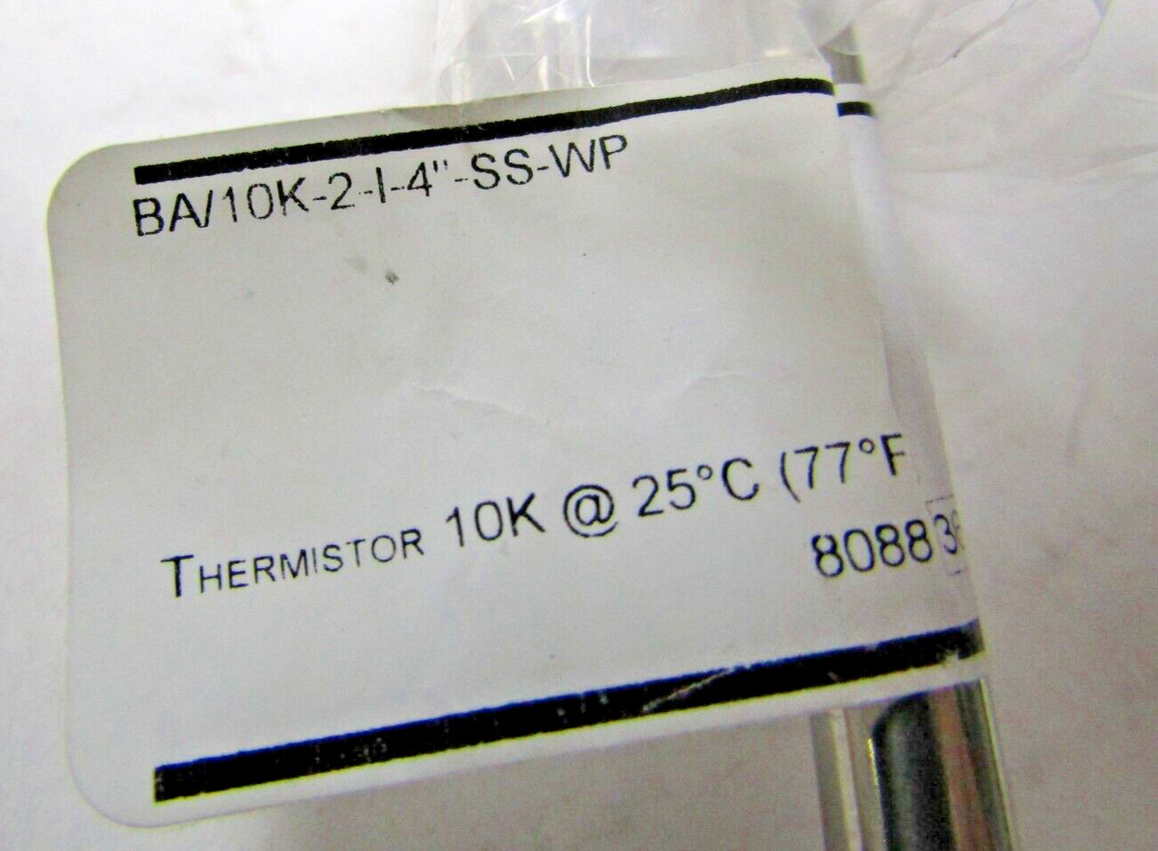 ✌️NEW BAPI THERMISTOR PROBE SENSOR BA/10K-2-1-4″ SS-WP