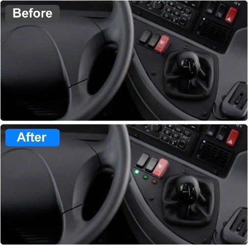 12mm 12 24V LED Indicator Light IP67 Waterproof Indicator Light Pilot Dash Head