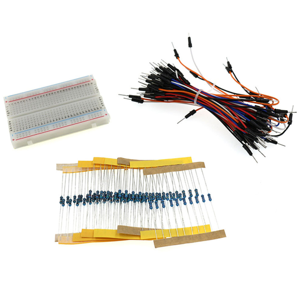 1* UNO R3 Starter Kit For Arduino Resistor/LED/Capacitor/Jumper Wires/Breadboard