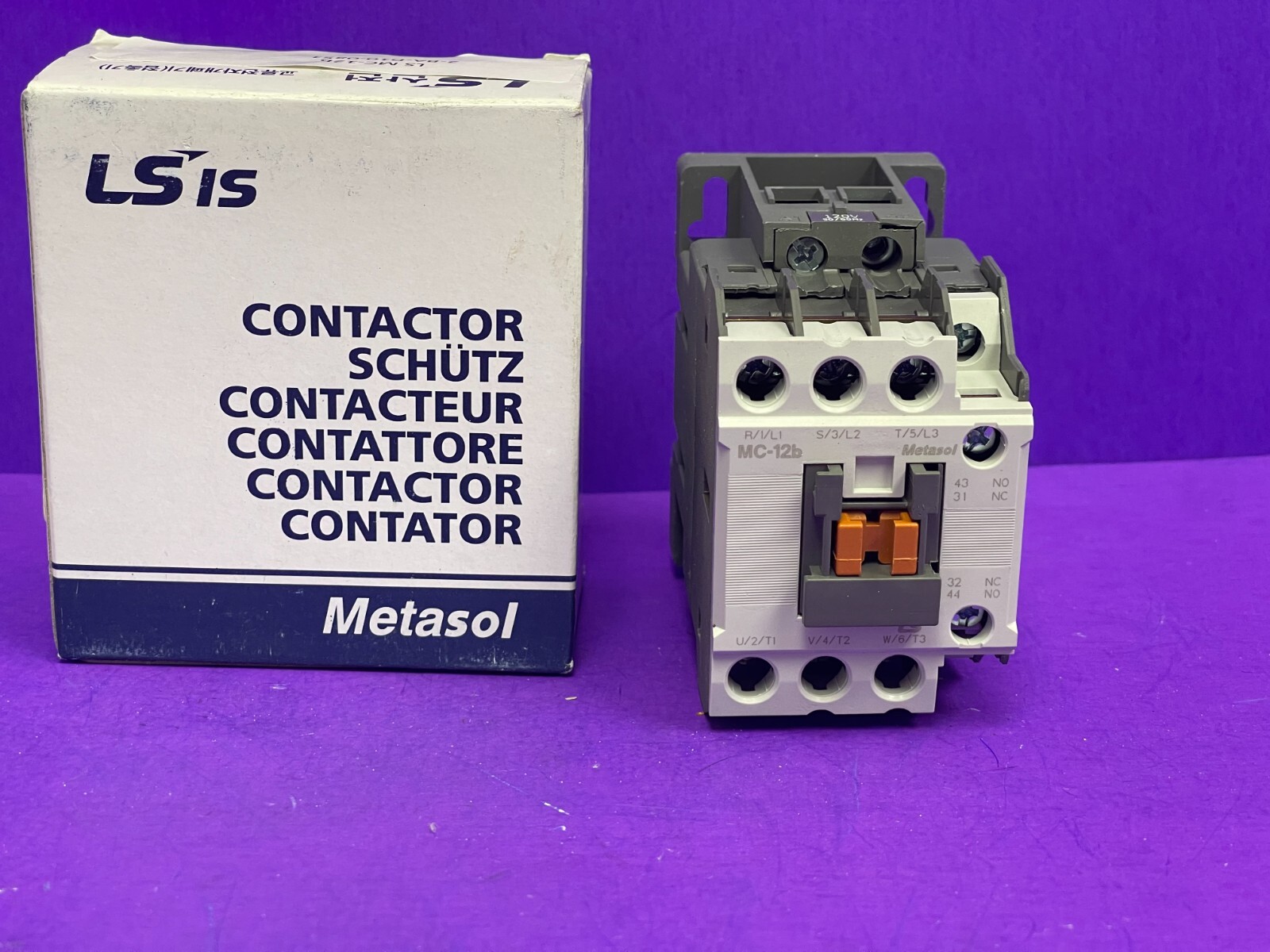LS MC-12B Contactor 12A,120V, 50/60Hz