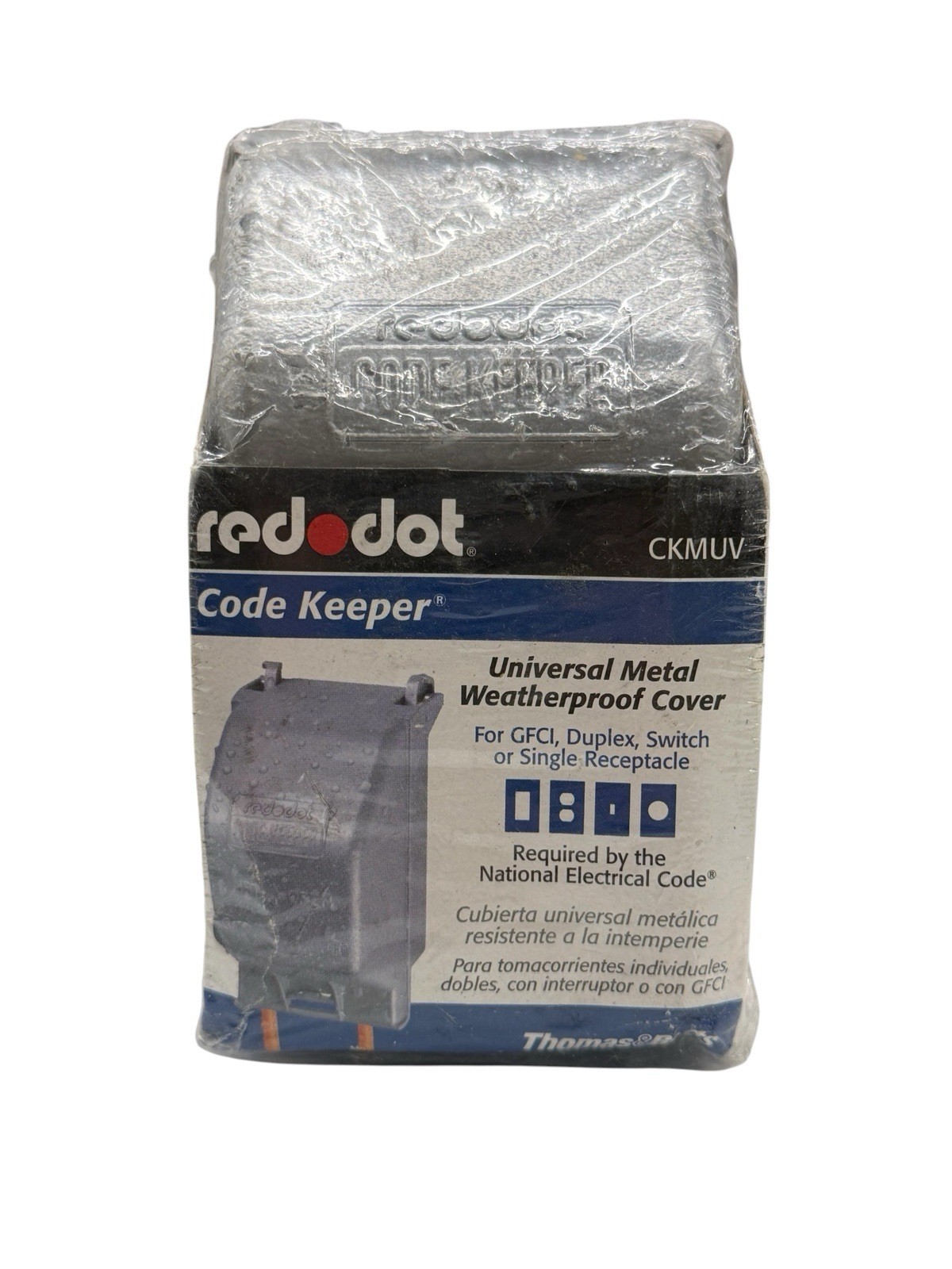 💥Red Dot CKMUV 3-1/4″ D 1-Gang, (1) GFCI, Weatherproof While-In-Use Cover, 1 pc