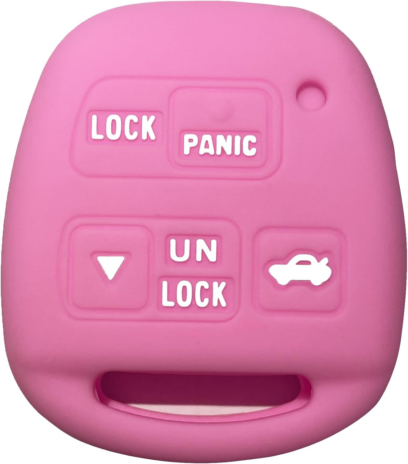 Silicone Key Fob Cover for Lexus ES300 GS300 GS430 LS400 1997-2005 Model: Pink