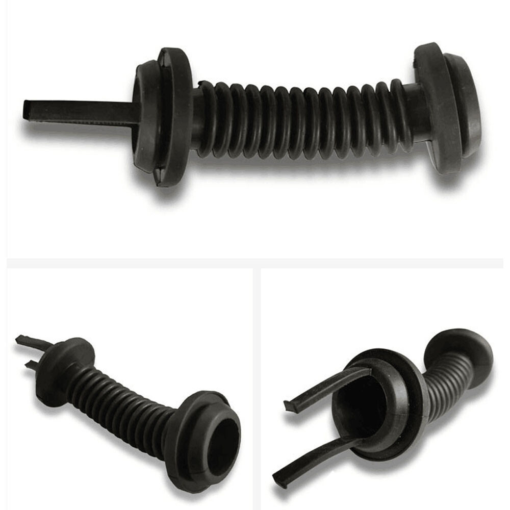 2 PCS 30*30mm Car Harness Wiring Door Tube Rubber Sleeve Dust-proof Tubes US