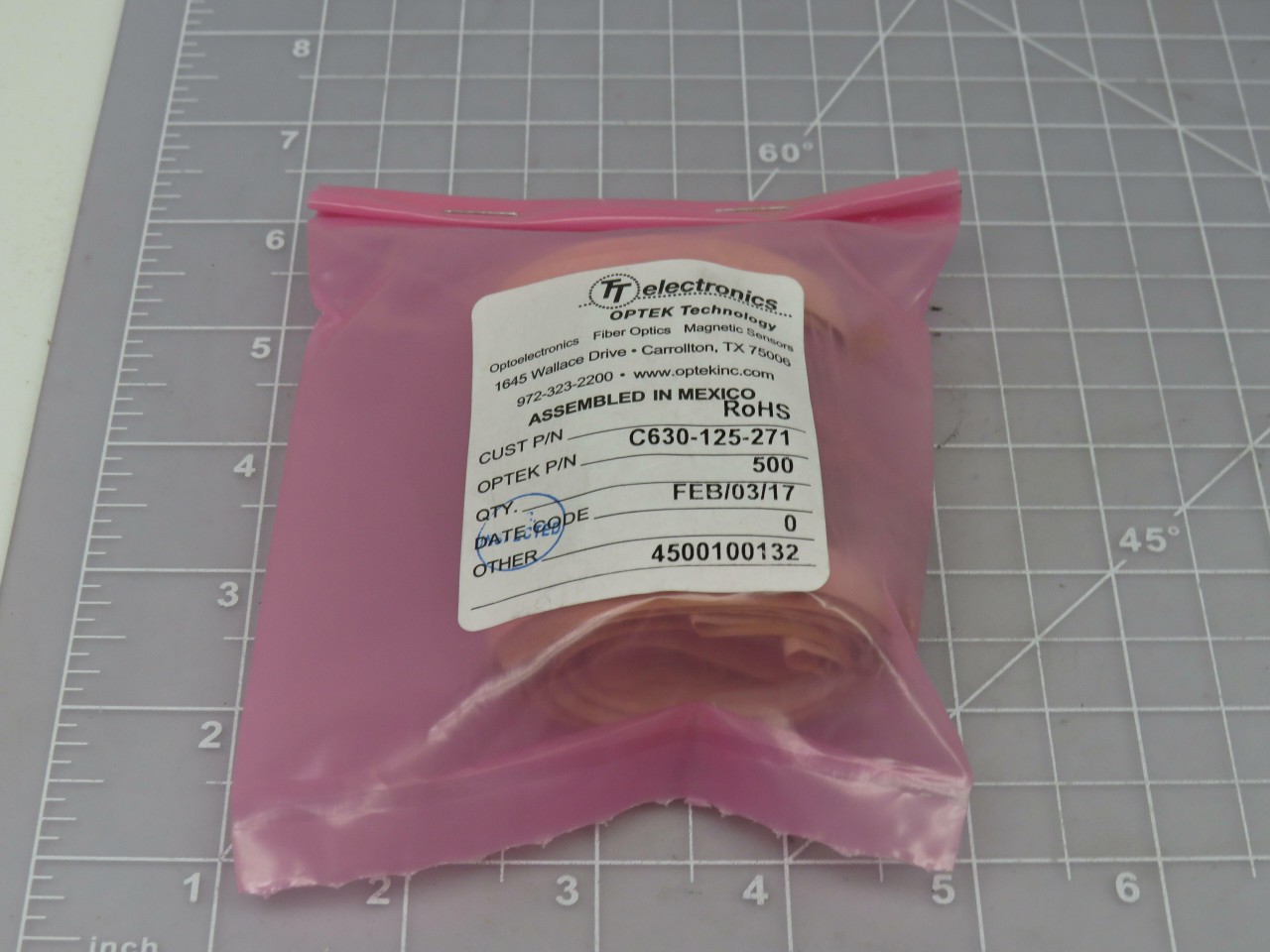LOT OF 500 TT ELECTRONICS C630-125-271 4500100132 ROHS DIODES T172227