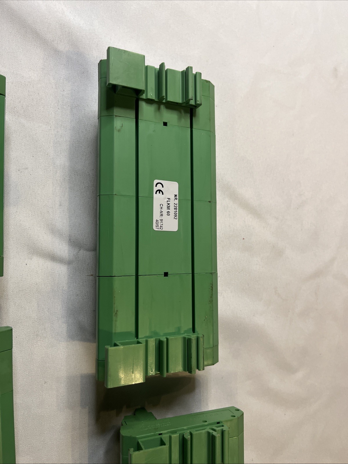 Lot of 5 DIN Rail Ribbon Cable Breakout Boards Terminal I/O Interface Modules