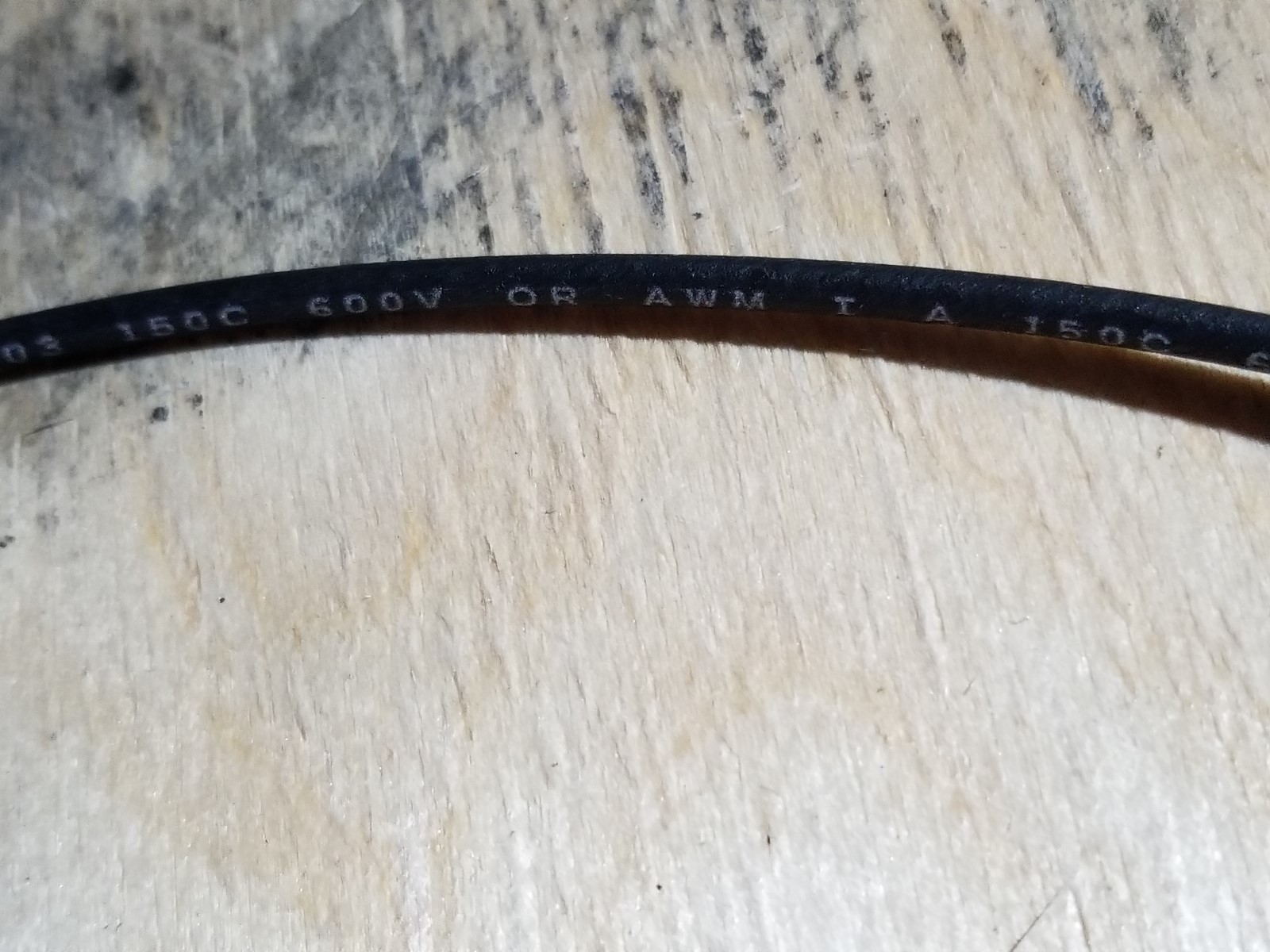 Southwire #18awg 7x26T High Temperature XLPE Lead Wire UL-3321 150C Black /25ft