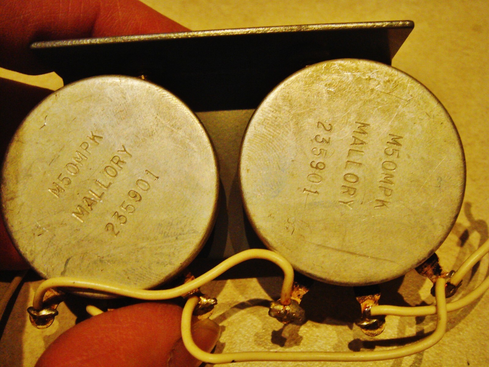 M50MPK – MALLORY CAPACITOR x 2