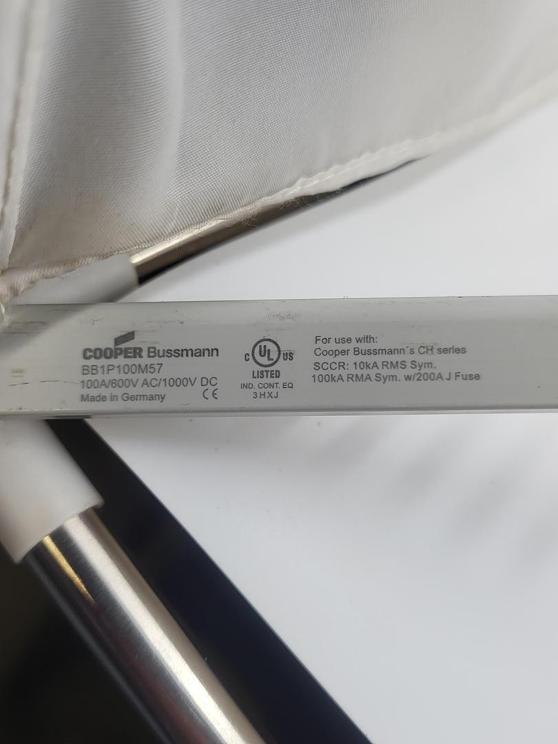 Cooper Bussmann Eaton BB1P100M57 Accessory,Sngl-phs 1000v DC