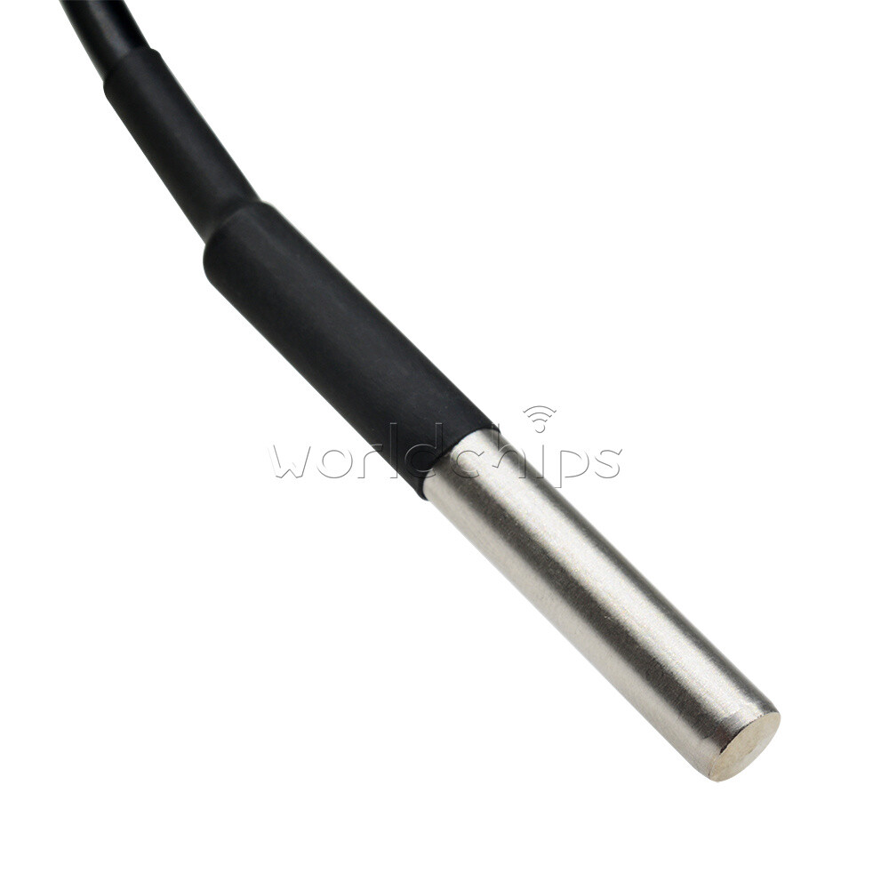 20x 1M DS18B20 Waterproof Digital Humidity Sensor Probe Thermistor Cable NTC