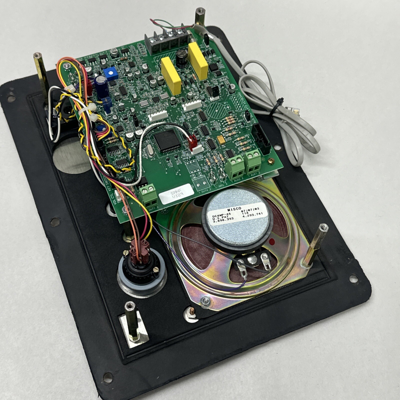 Hubbell GAI-Tronics 297-003CB6 Emergency Call Button Front Panel Control Two Way