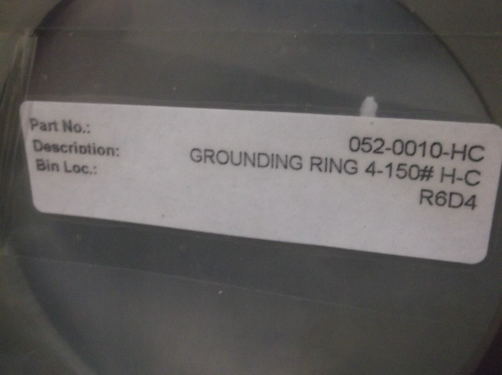 NEW IN PKG UNBRANDED 052-0010-HC GROUNDING RING 4″ 150 LB (320-1)