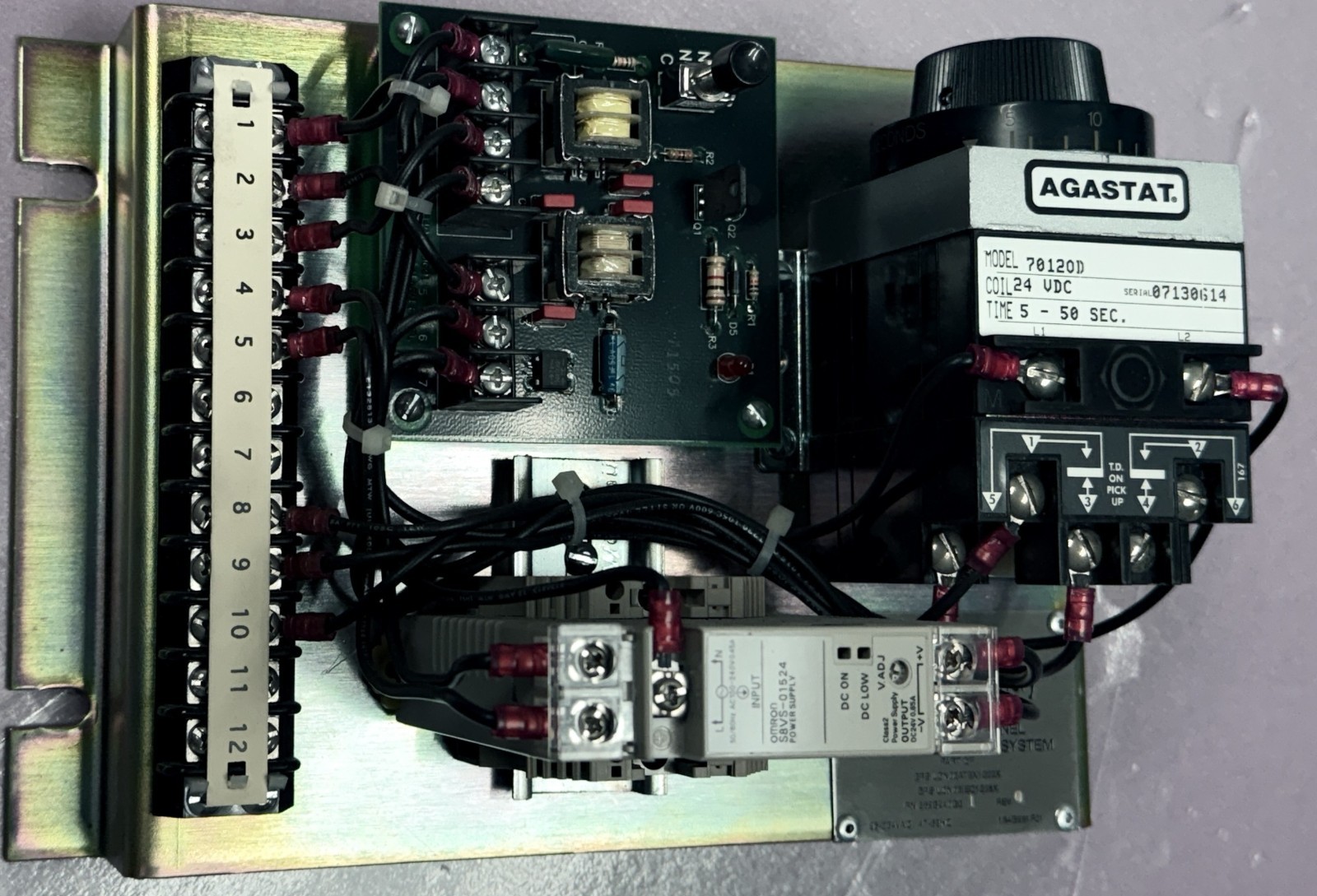 Electric Machinery Relay Alarm Panel Ground detection system. part no 368B940G01