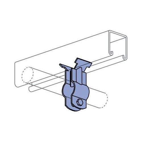 Unistrut P3413-EG, 1″, Steel, Stand-Off Pipe to Channel, Pipe Clamp, 1 pc