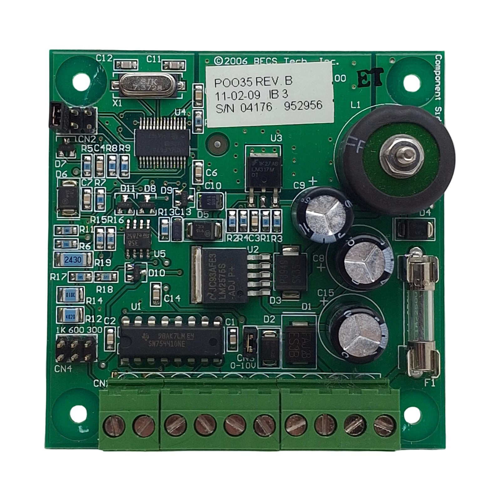 Parker 952956 1200342 POO35 REV.B Sporlan IB3 Interface Board, 24VDC, SDR-3/X