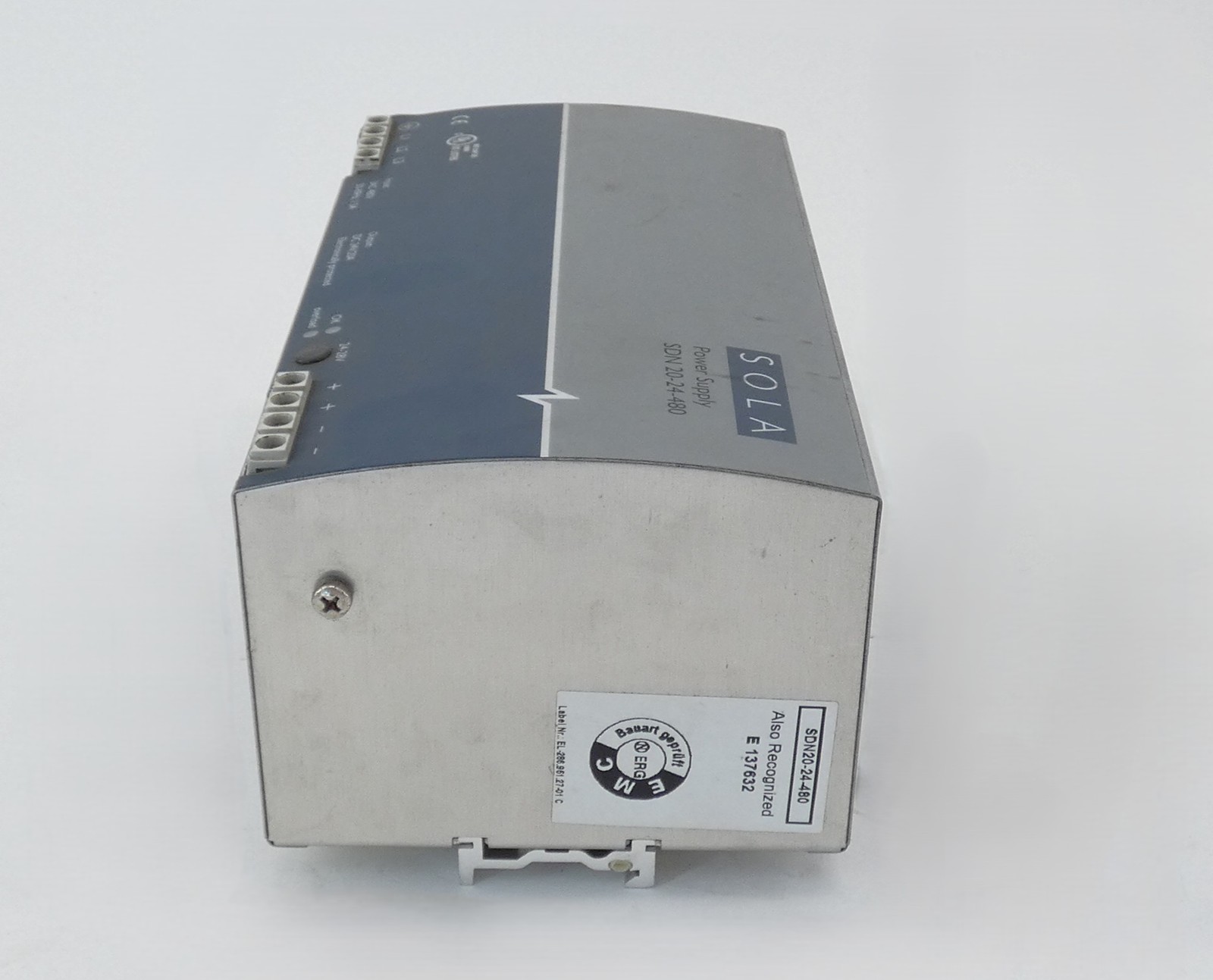 Sola SDN 20-24-480 Power Supply 24VDC 20A 50-60Hz