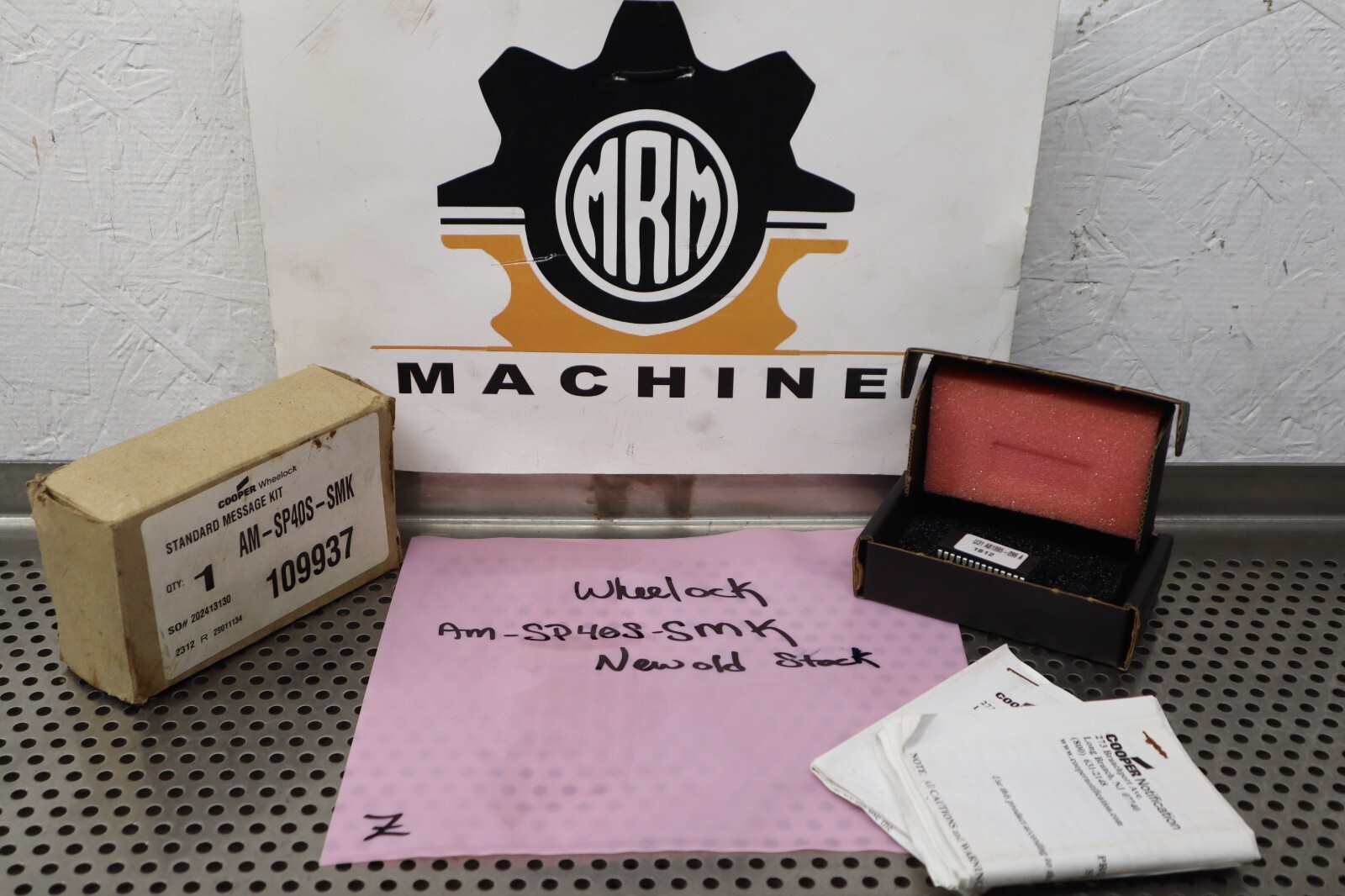 Cooper Wheelock AM-SP40S-SMK Standard Message Kit New Old Stock