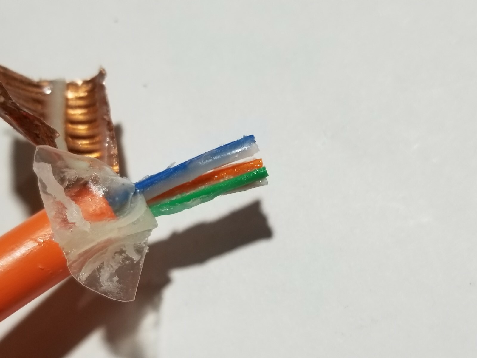 General Cable 24/3P Telecom Gel Fill BSW Buried Service Wire Orange /100ft
