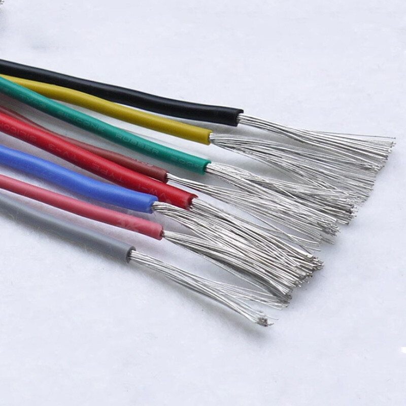 UL3239 14~30 AWG Flexible Silicone Wire Cable Electrical Wire 3KV 200°C 9 Colors