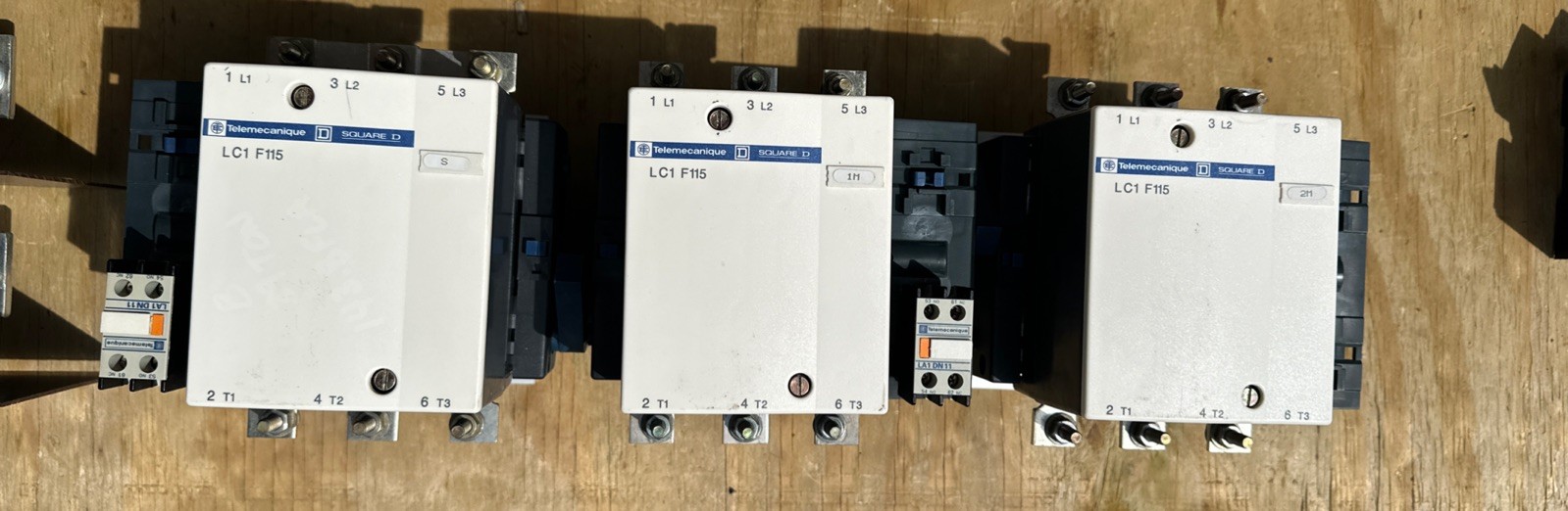 Square D Telemecanique Contactor LC1F115 Set Of 3