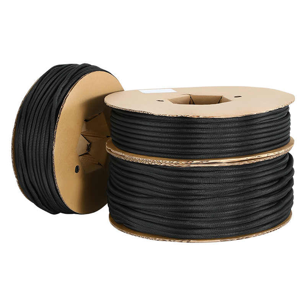 Split Braided Sleeving Tube Cable Wire Flame Retardant Insulation Sheath 5-60mm