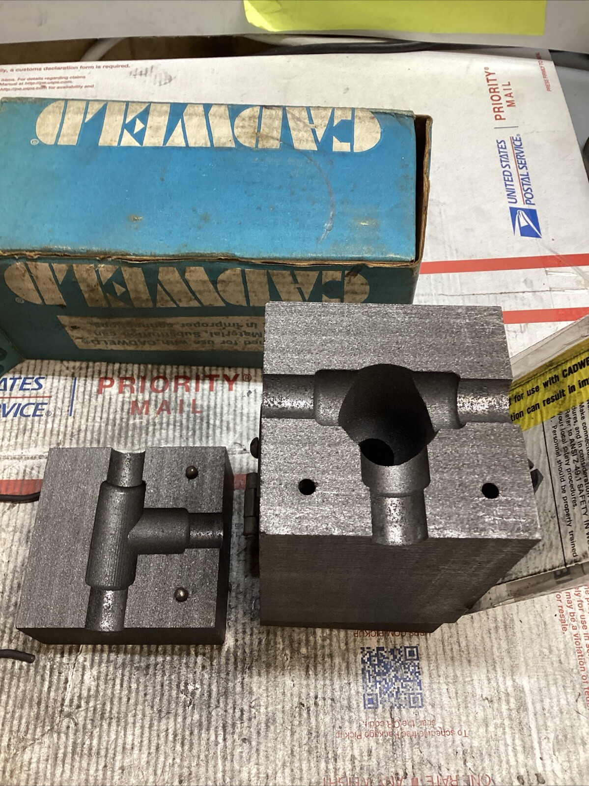 ERICO CADWELD XAC-2V2V MOLD 250 CONC RUN & TAP #150 CART ED4U 3295