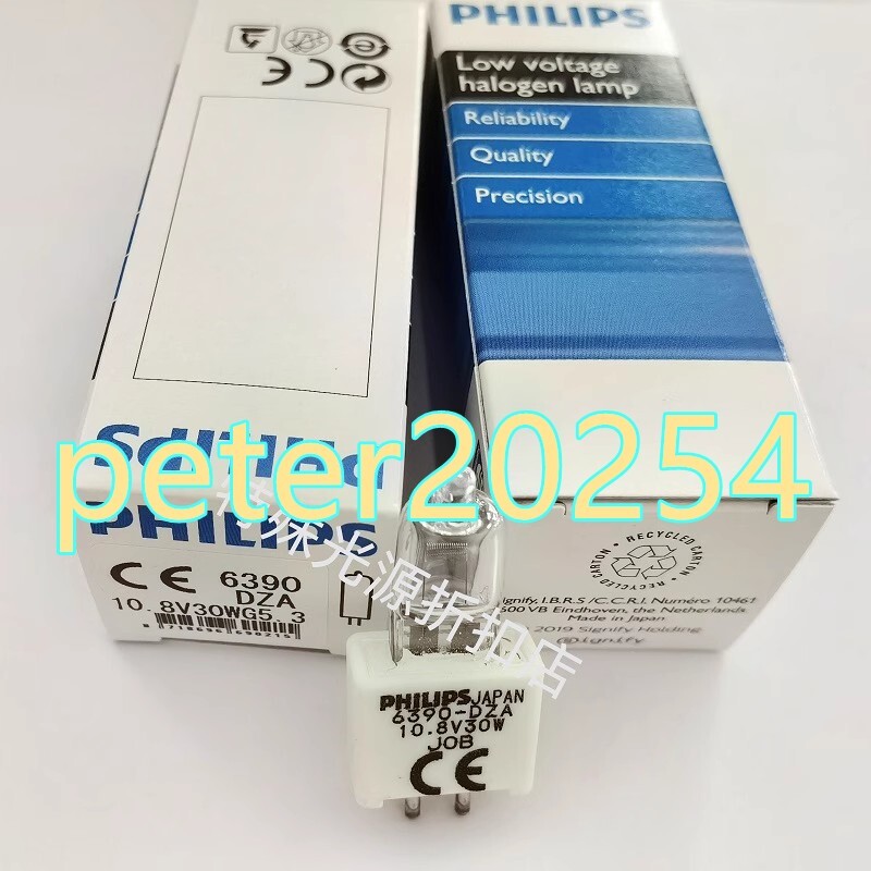 1PC NEW PHILIPS 6390 DZA 10.8V30W G5.3 halogen lamp #LL