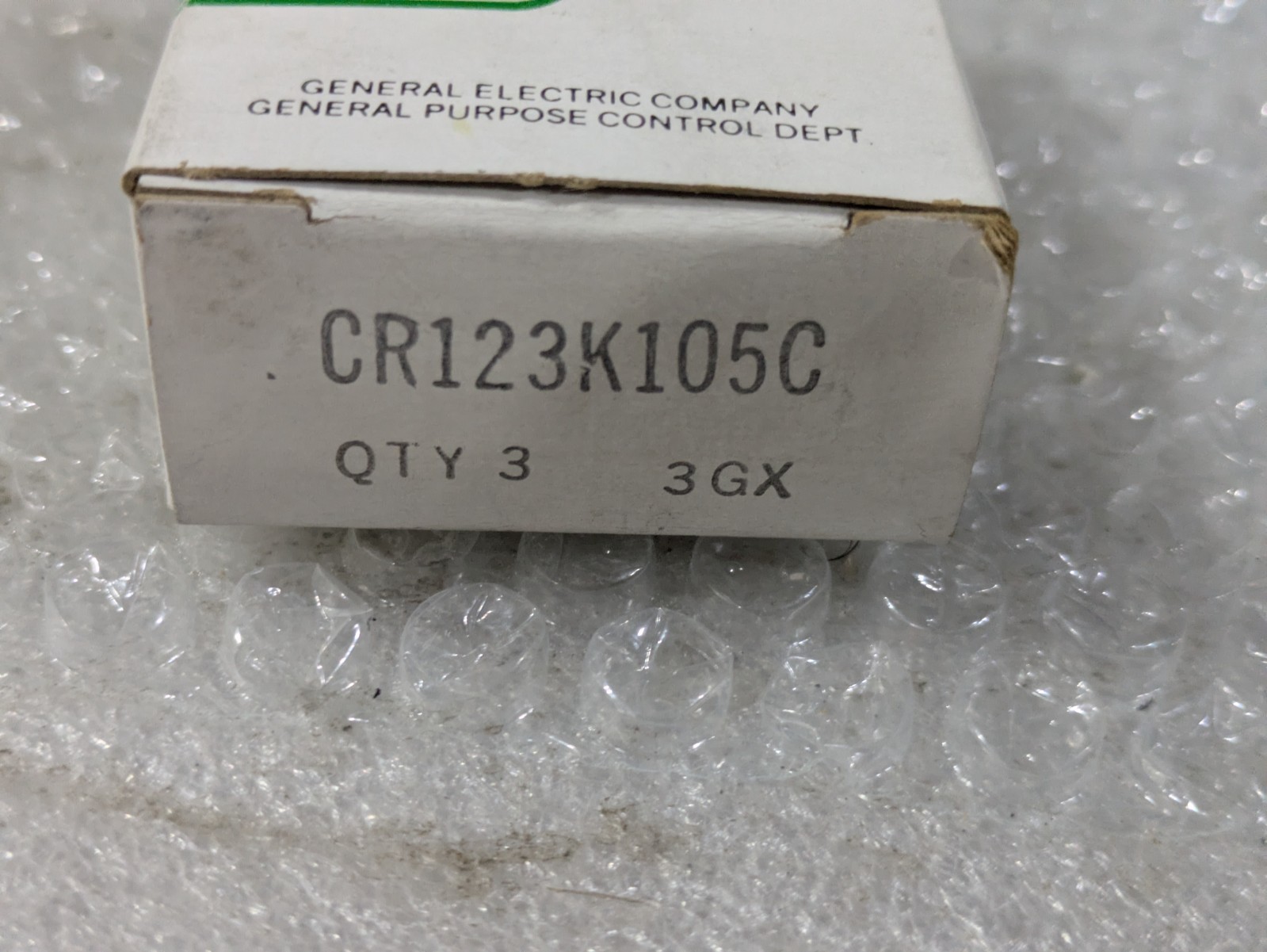 GE CR123K105C OVERLOAD HEATER ELEMENT (LOT OF 3)