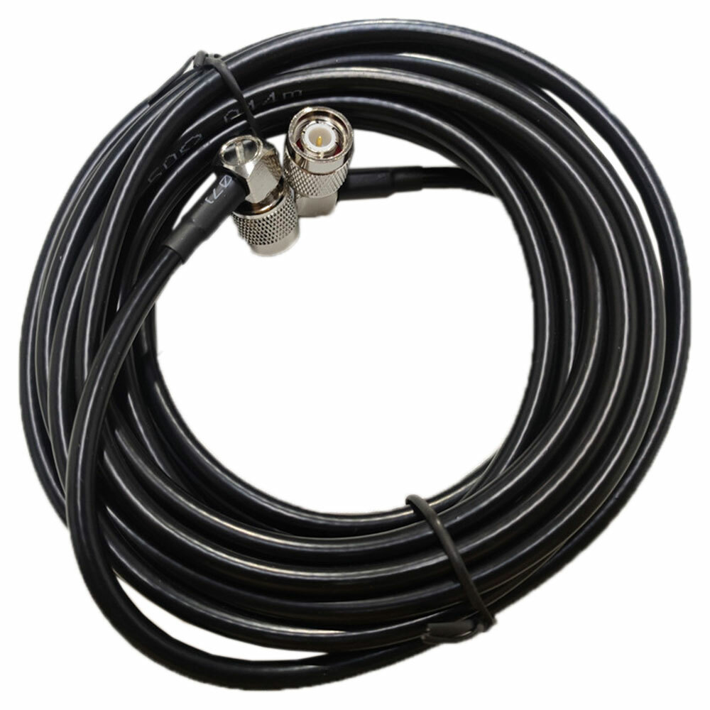 90° Leader Antenna Cable For Trimble GPS EZ-guide FMX 15FT TNC Male to Male #SH
