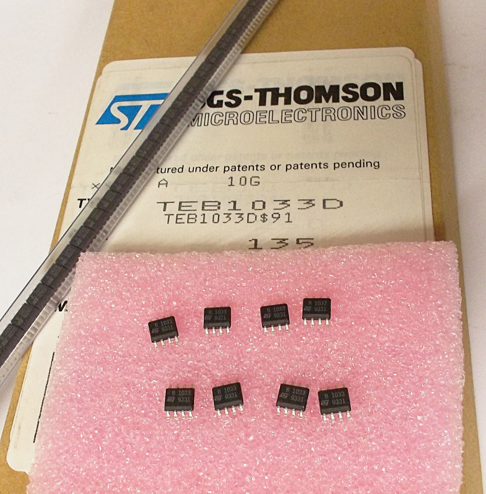 3 pieces TEB1033D PRECISION DUAL OPERATIONAL AMPLIFIERS SO-8 NEW ~