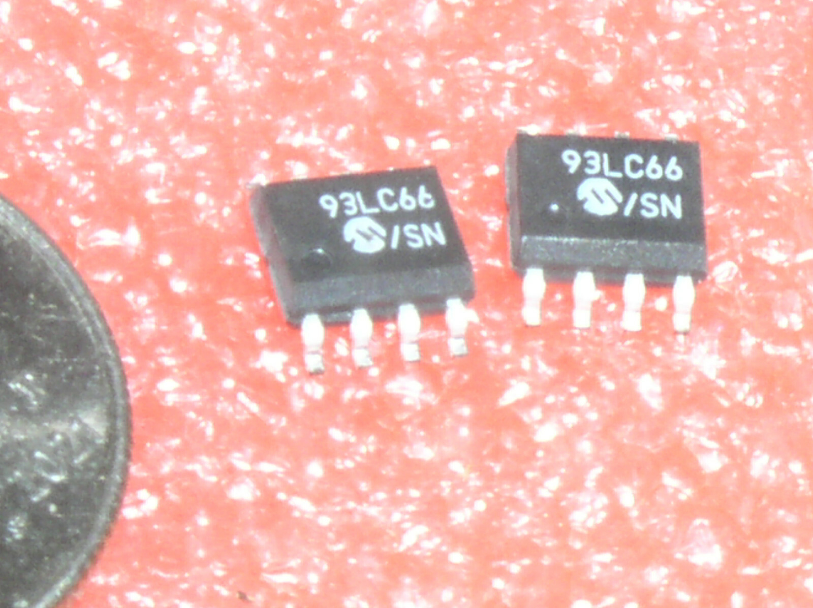 2 NEW MICROCHIP 93LC66 4K MICROWIRE N-SERIAL E EPROM IC SN 8-SOIC USA