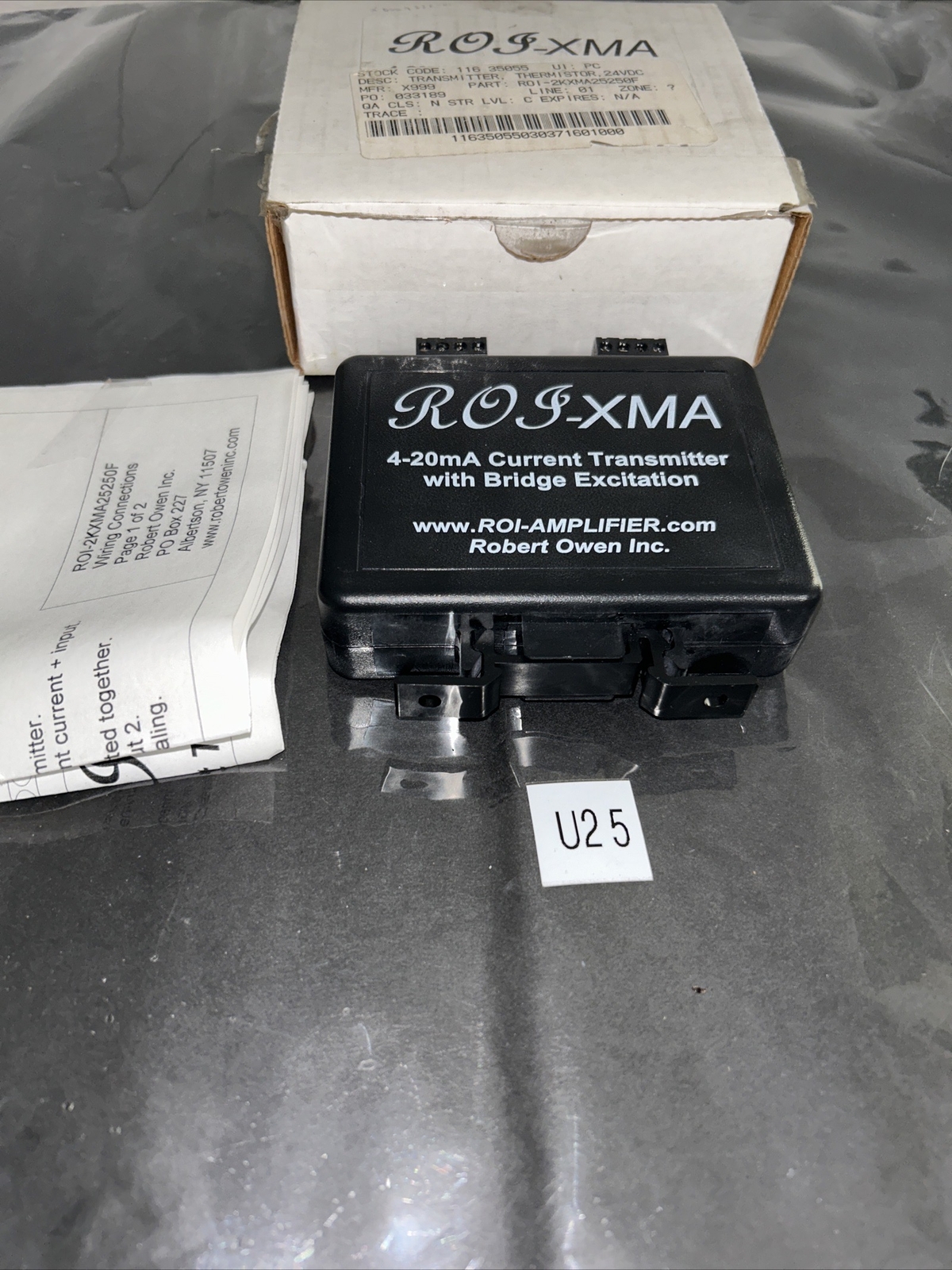 Roi-xma ROI 4-20ma Current Transmitter W/ Bridge Excitation Fast Shipping