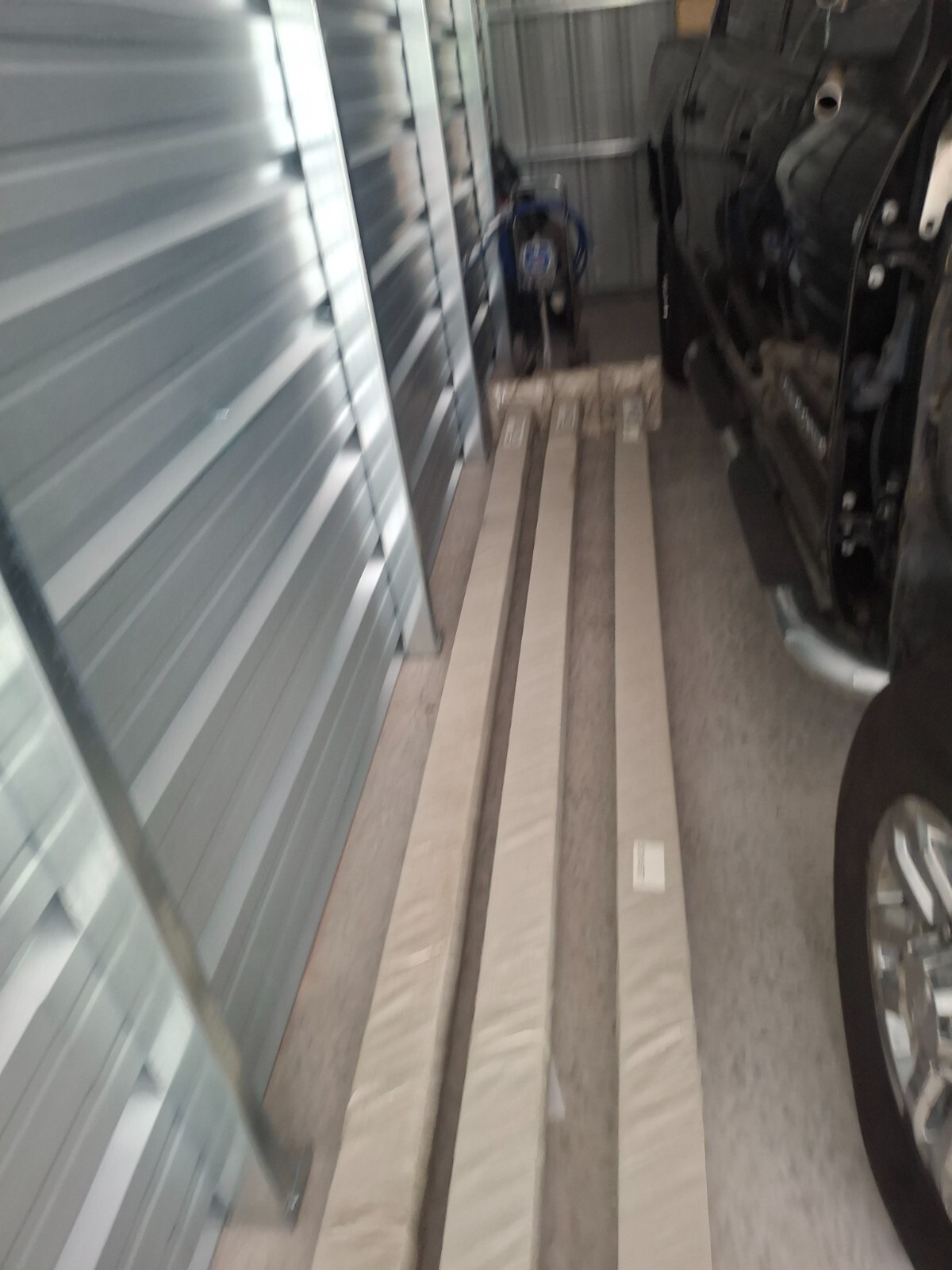 parking lot lighting 4″ steel poles, 20′ tall 3 led each pole