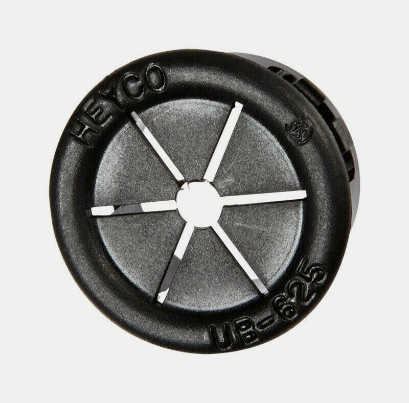 Jandorf Protector NYLON BUSHING 4 pk Black 5/8″ Hole Insulate Cable Rope 61544