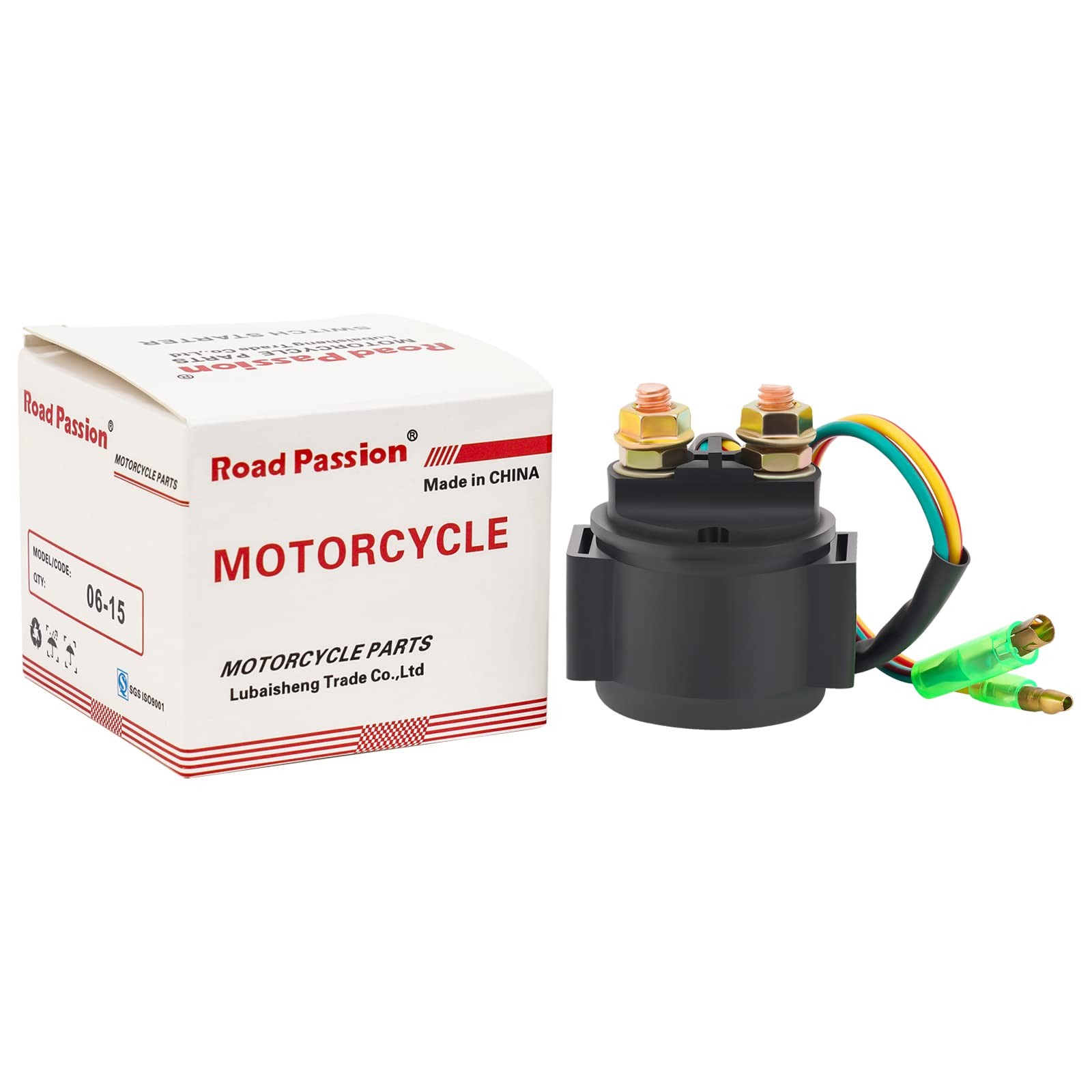 Solenoid Relay Honda TRX250 FOURTRAX 1997-2008 Black Rubber 12V