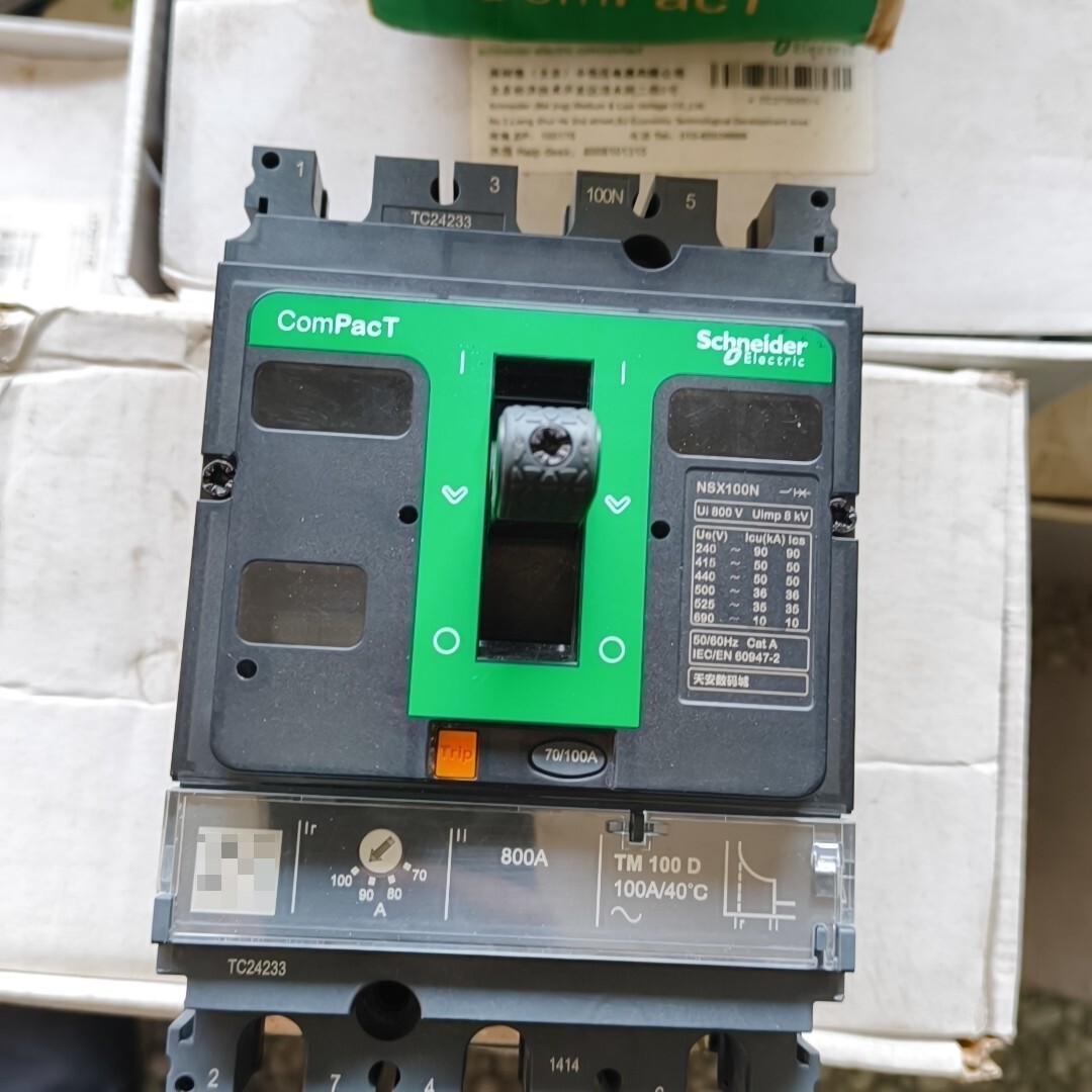 one New Schneider Electric C10N3TM100 Circuit Breaker