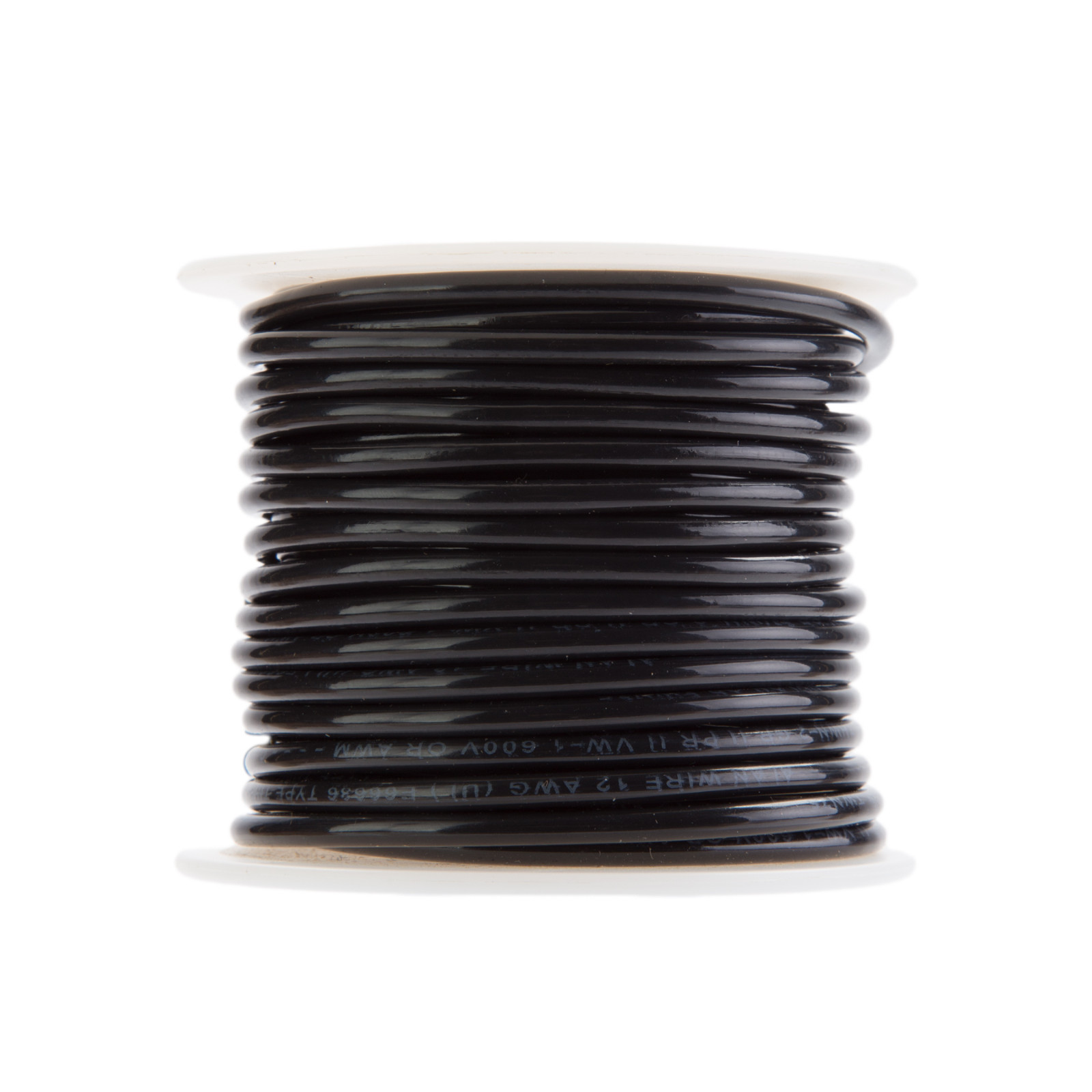14 AWG Gauge Solid THHN Wire Black 100 ft 0.102″ 600 Volts Building Wire