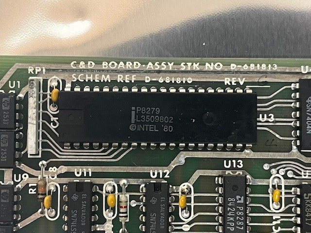 AMAT D-681813 C&D Control and Display Board