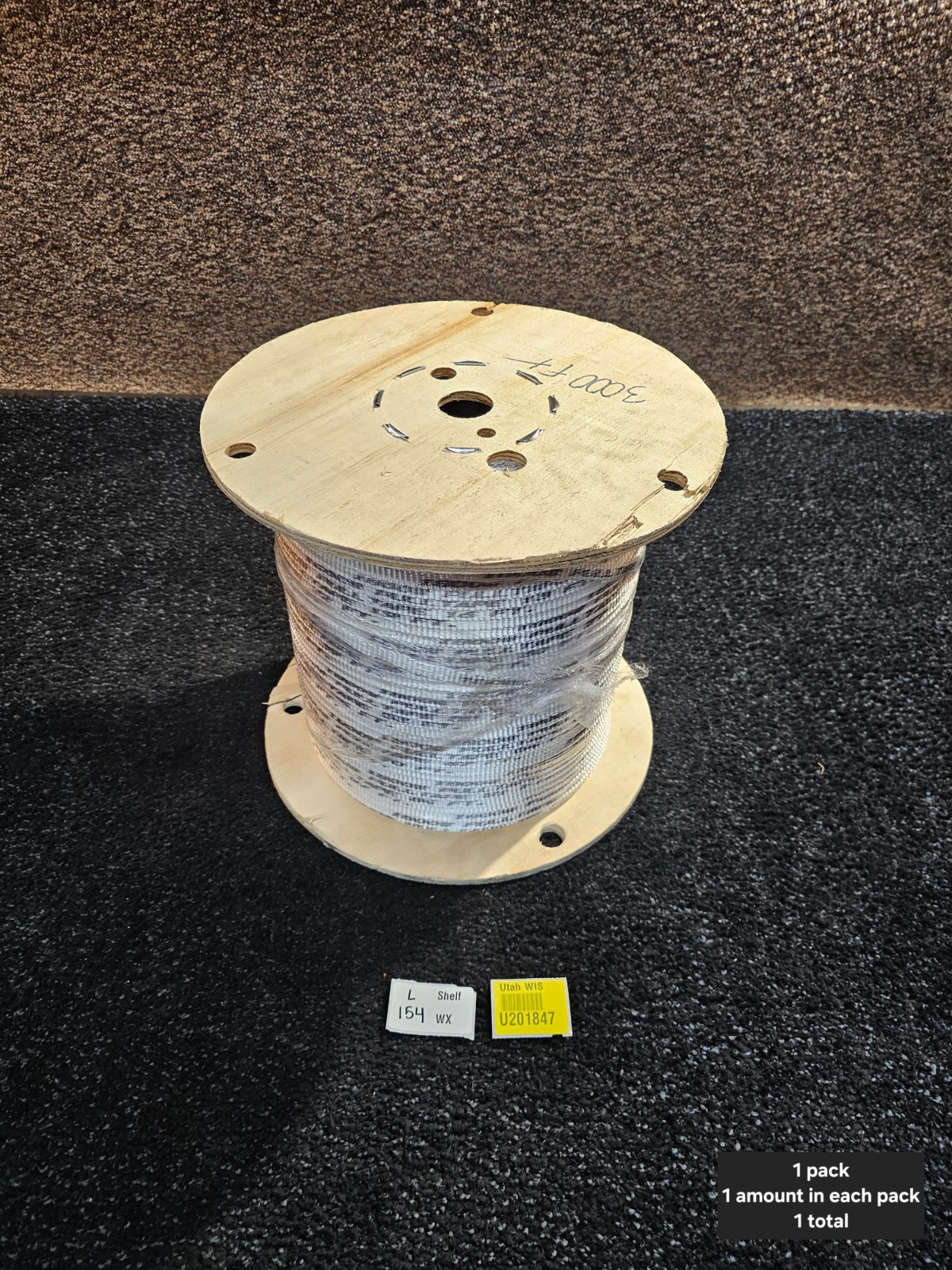 POLYESTER 3000FT 1800 LB TENSILE WOVEN POLYESTER PULL TAPE
