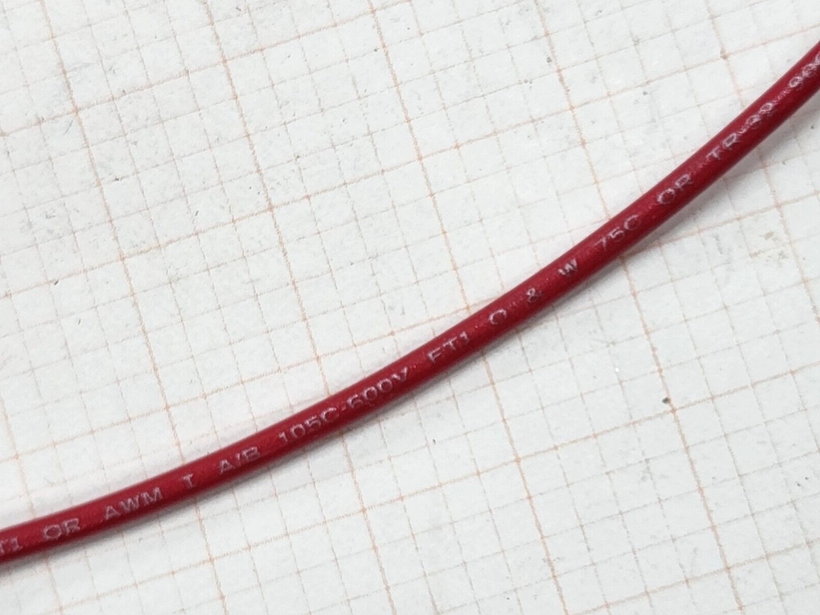 Atlas Wire #18awg 16x30T Tinned Copper UL-1015/1230/1032 Hook-Up Wire Red /100ft